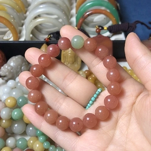 石英质玉未镶嵌手链