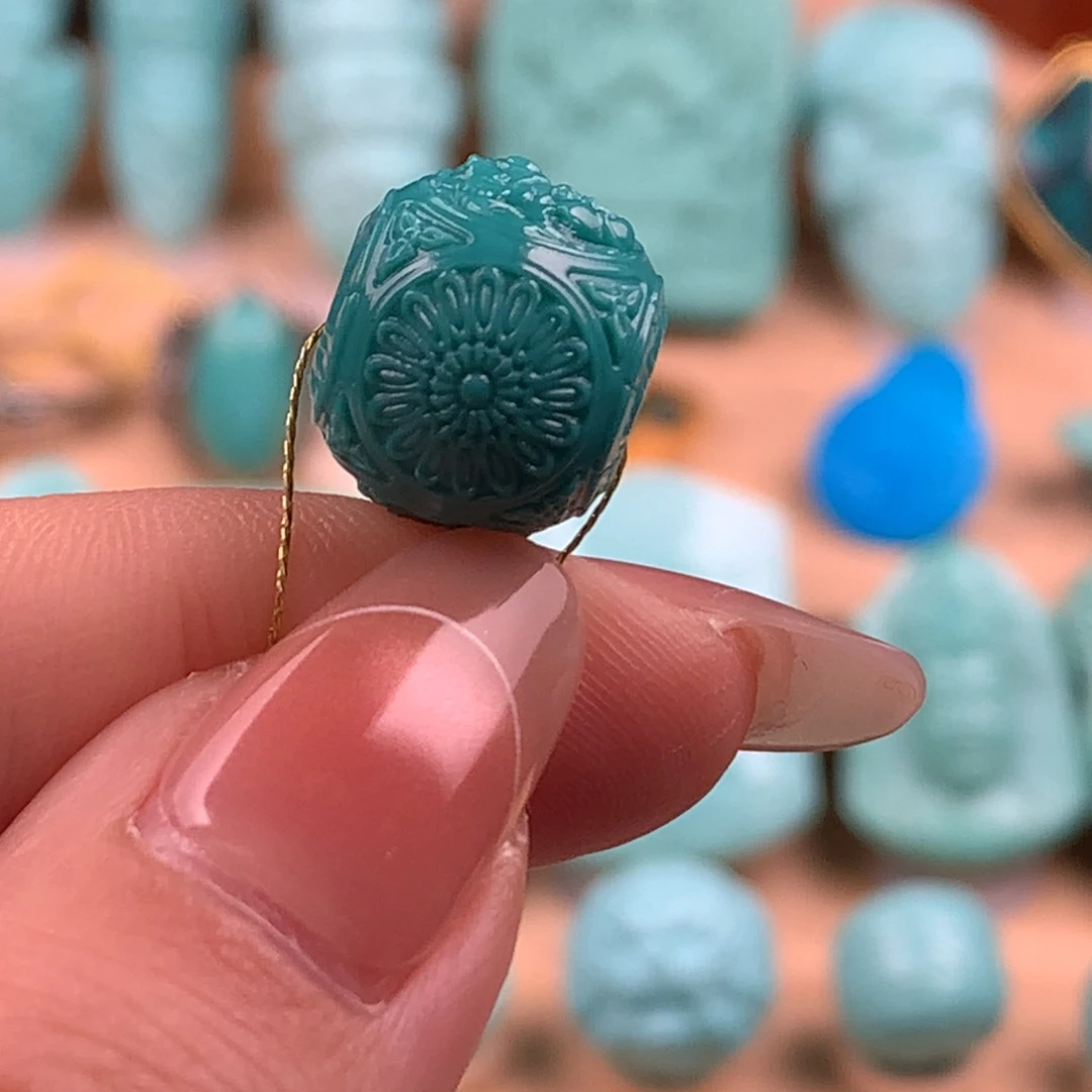 绿松石未镶嵌六方