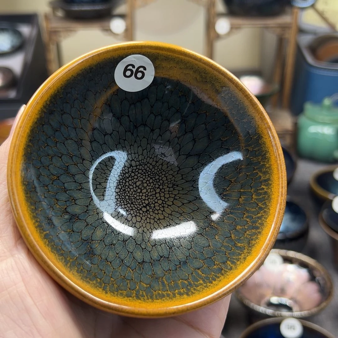 茶盏鹧鸪平口手工