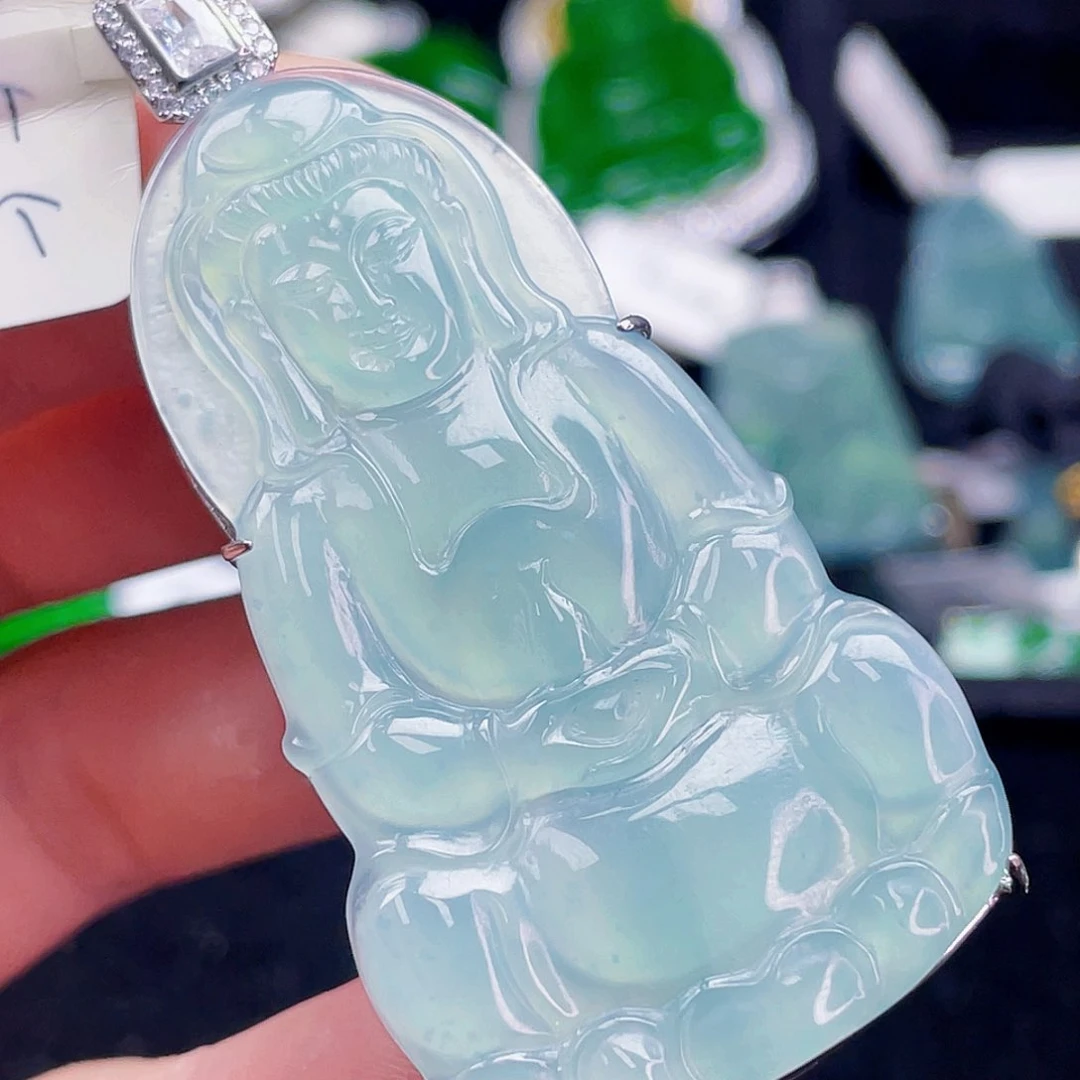 翡翠未镶嵌吊坠(不含链)555