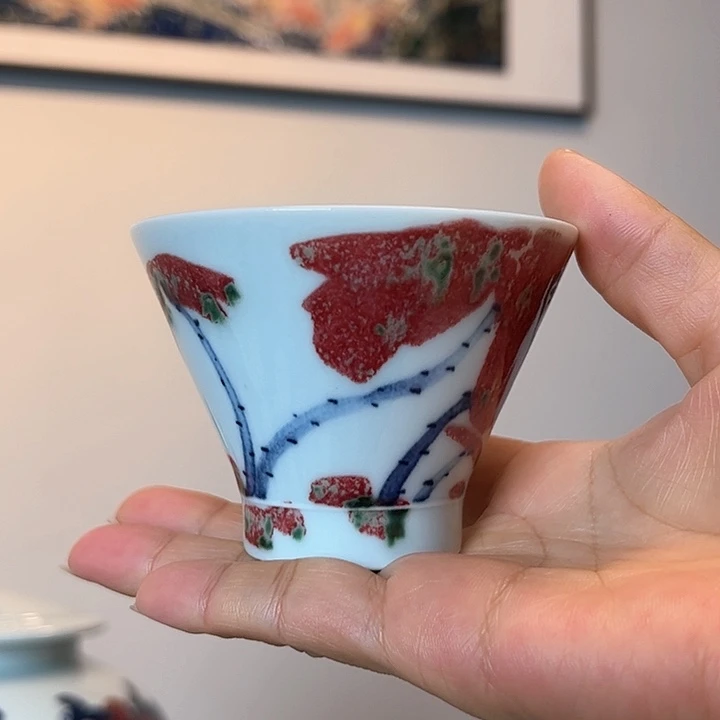 青花釉里红答谢款100c c