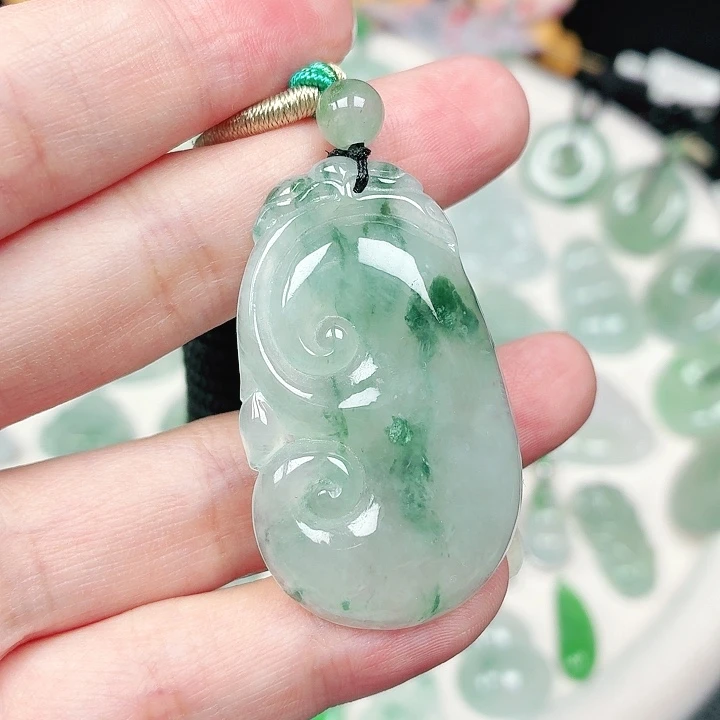 颈饰未镶嵌翡翠缅甸天然A货翡翠