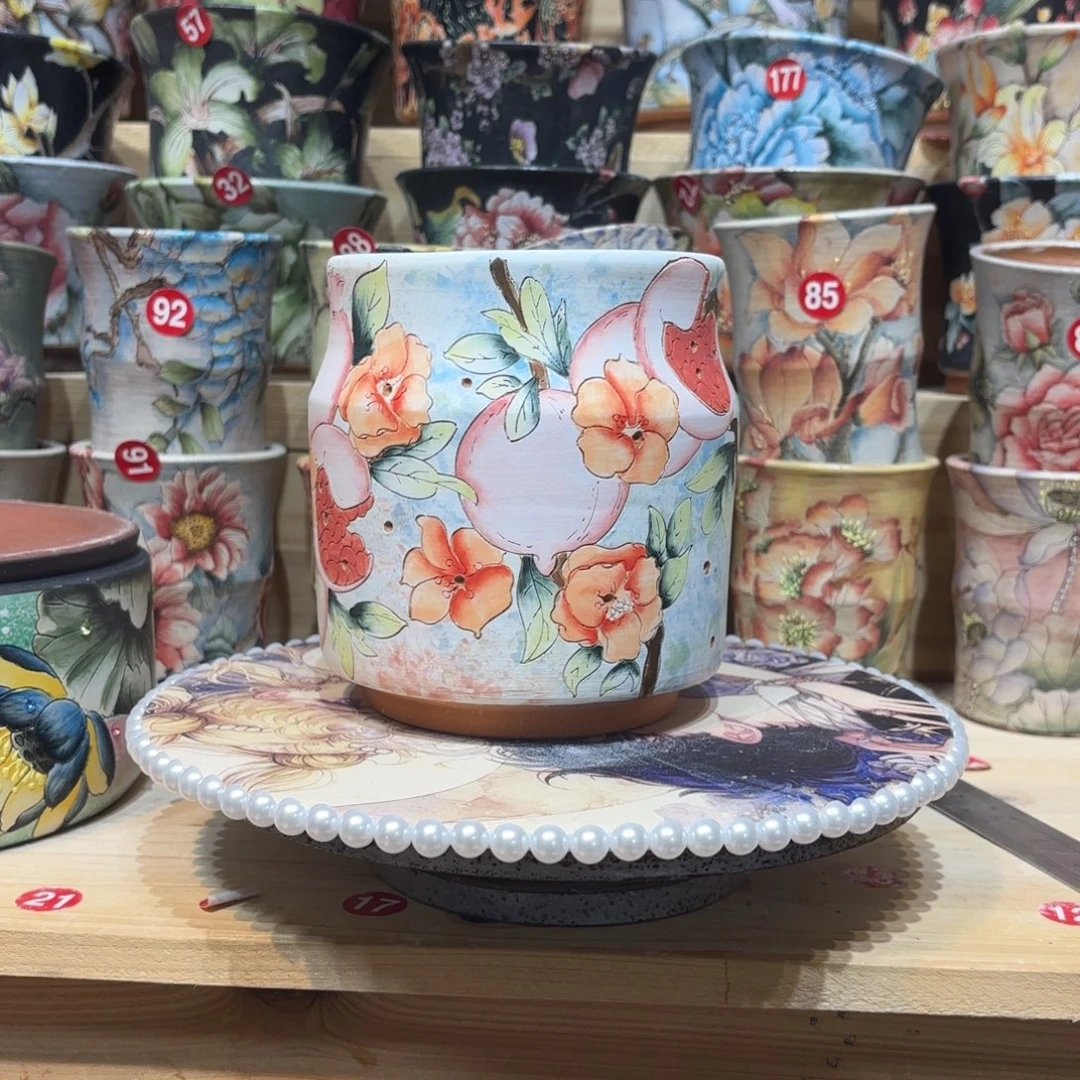 景德镇手绘花盆陶瓷11/14