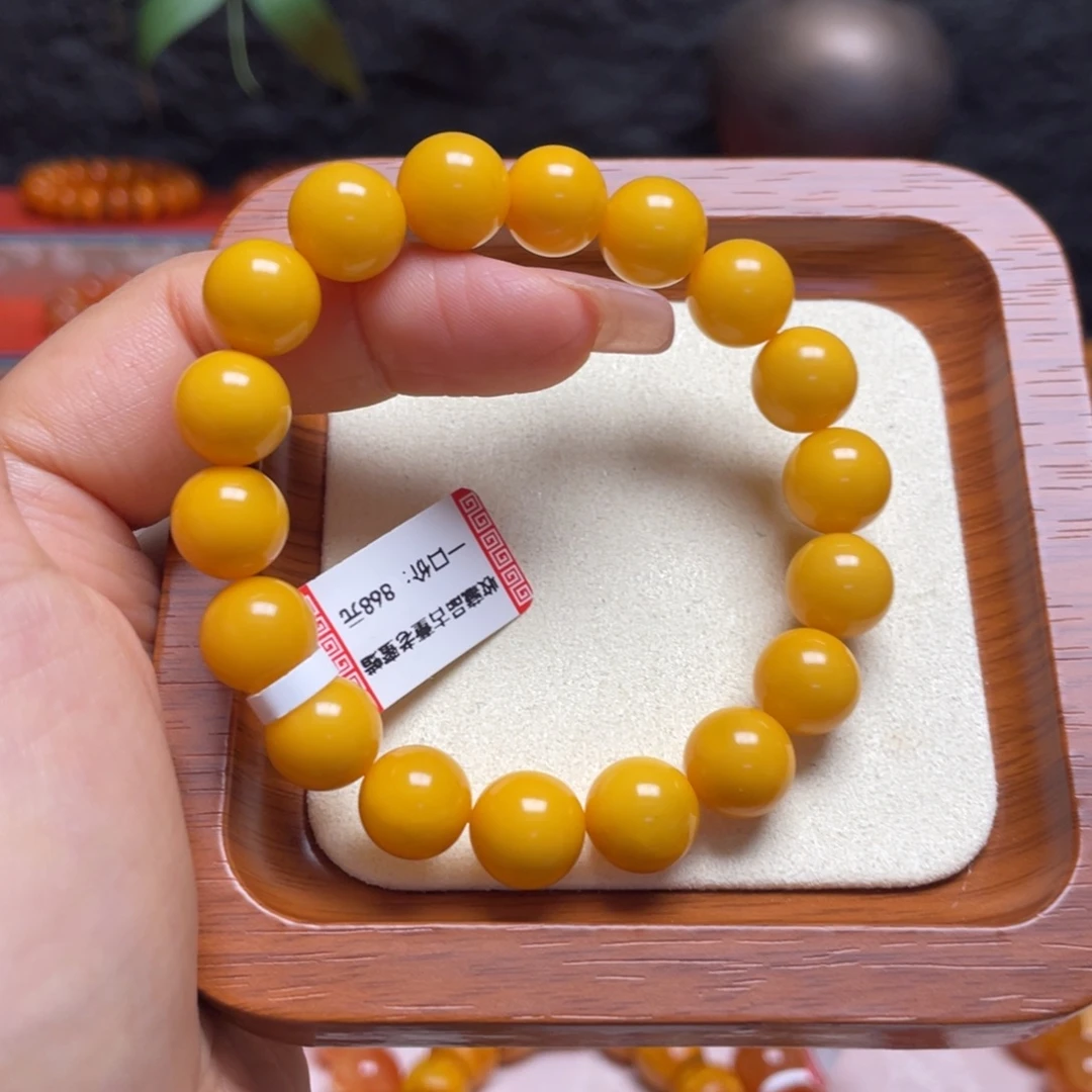 蜜蜡未镶嵌手链手串