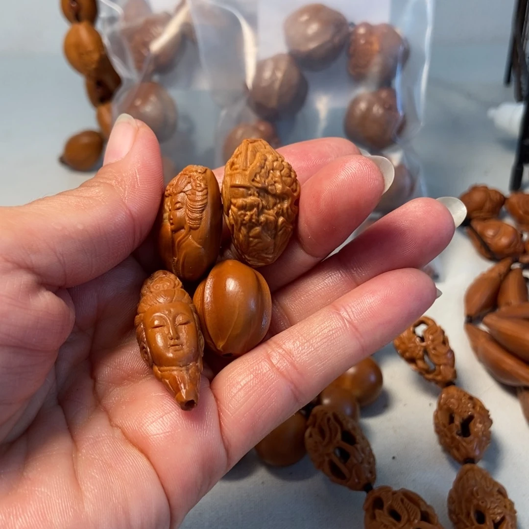 橄榄核手串/手链垫*石单子四个