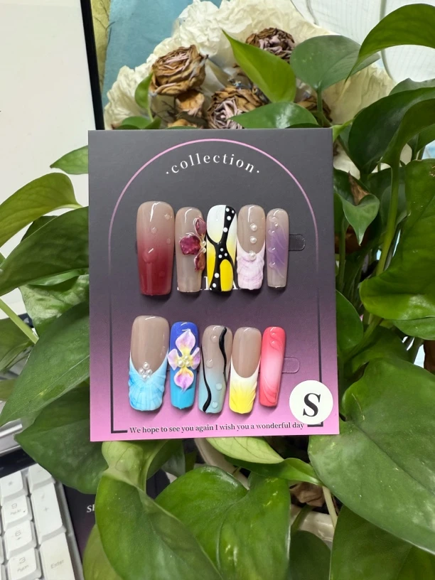 「23」拾染手工穿戴甲现货