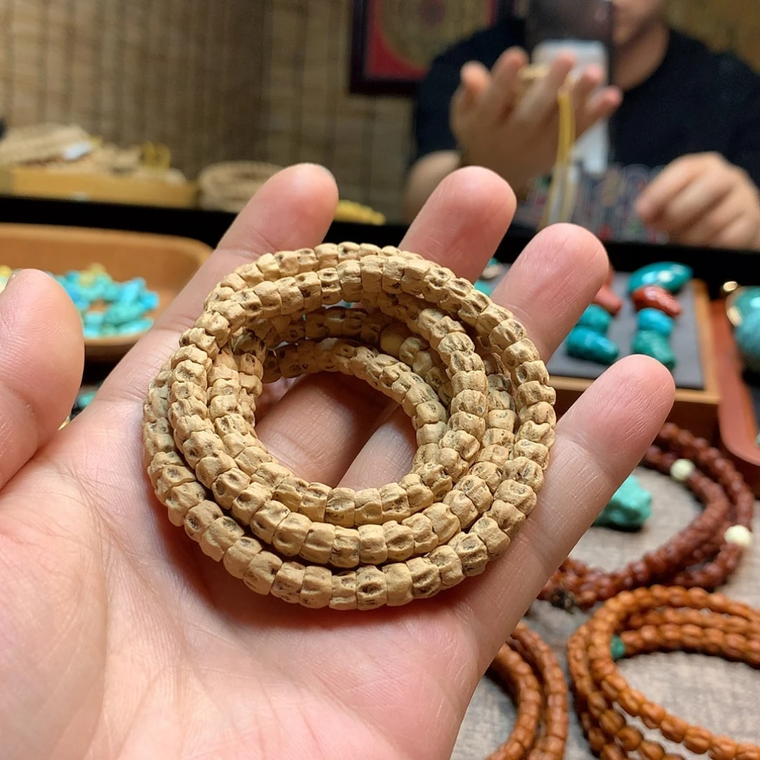 柏香籽/百香籽吊坠热振微斜切龙脊鬼脸大肠
