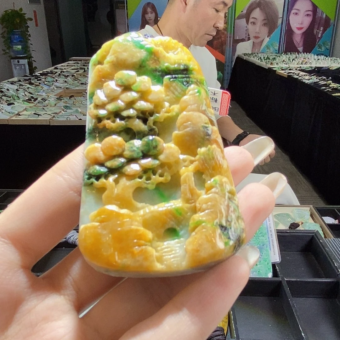 颈饰未镶嵌翡翠翡翠