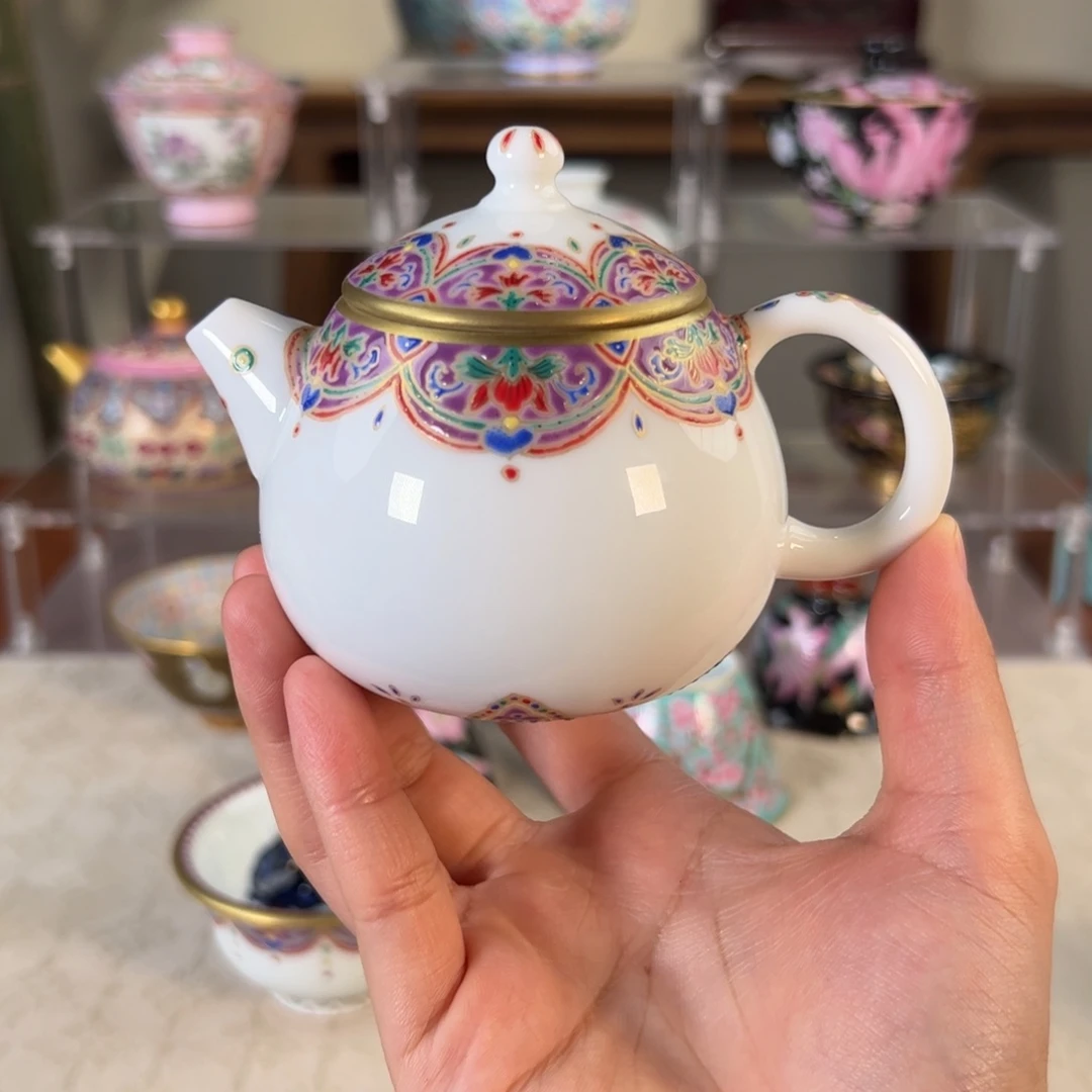 纯手工手绘 高端茶器
