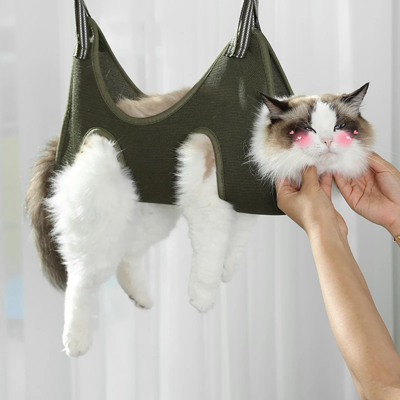 宠物猫咪狗狗指甲修剪防抓咬神器悬挂式宠物吊床