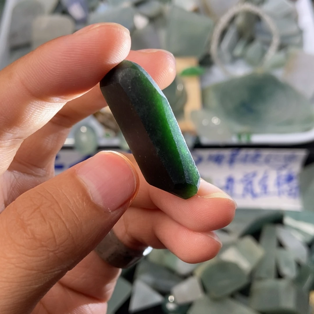 定制翡翠未镶嵌天然缅甸翡翠a货包工豆子