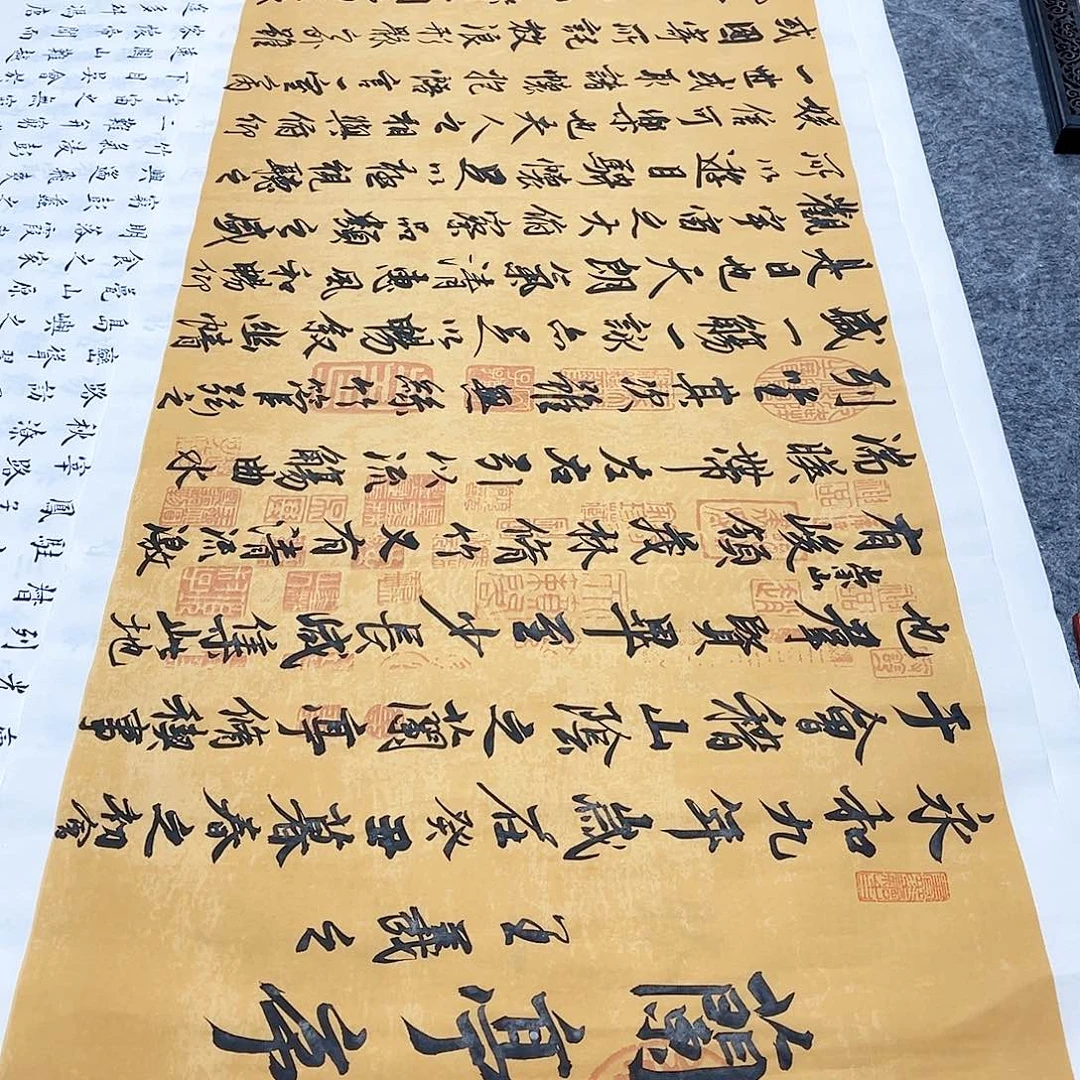 书法宣纸兰亭序行书神龙版180×50