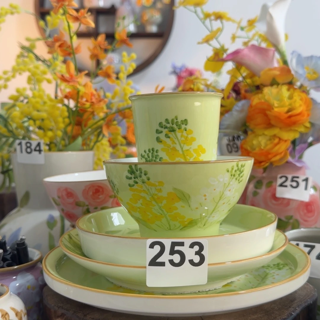 摆件景德镇手绘陶瓷餐具