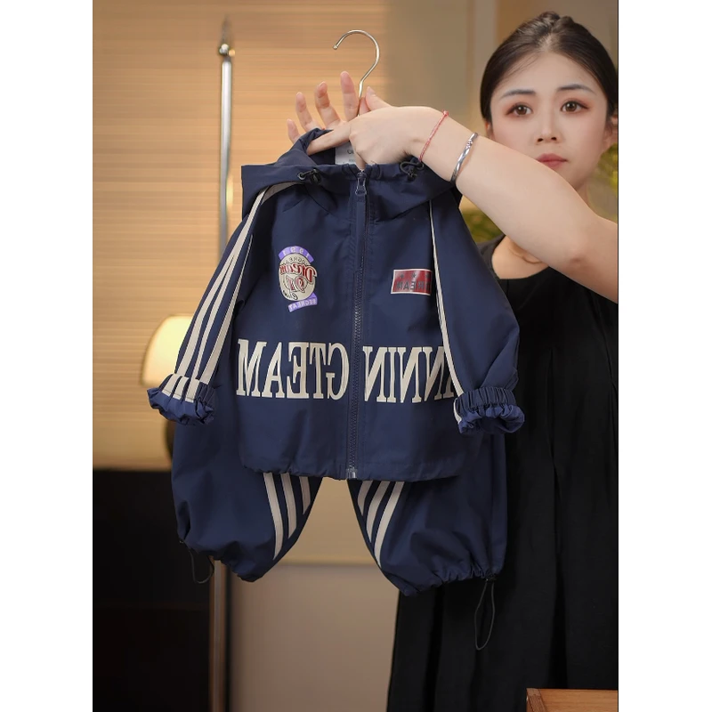 【现货】2025春秋季儿童新款韩版时尚潮流休闲套装28307