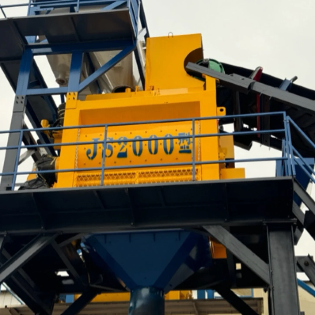 JS2000强制式双卧轴搅拌主机两方强制式混凝土搅拌机高效搅拌均匀