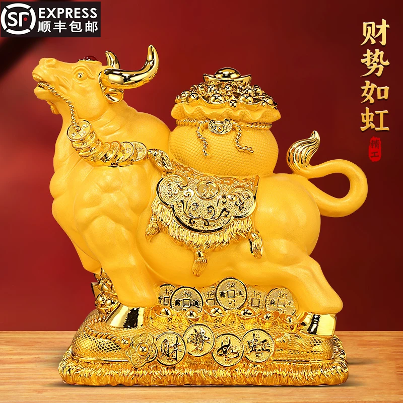 网红2025存钱罐毕业礼物成人礼品牛气冲天财势如虹居家办公司摆件