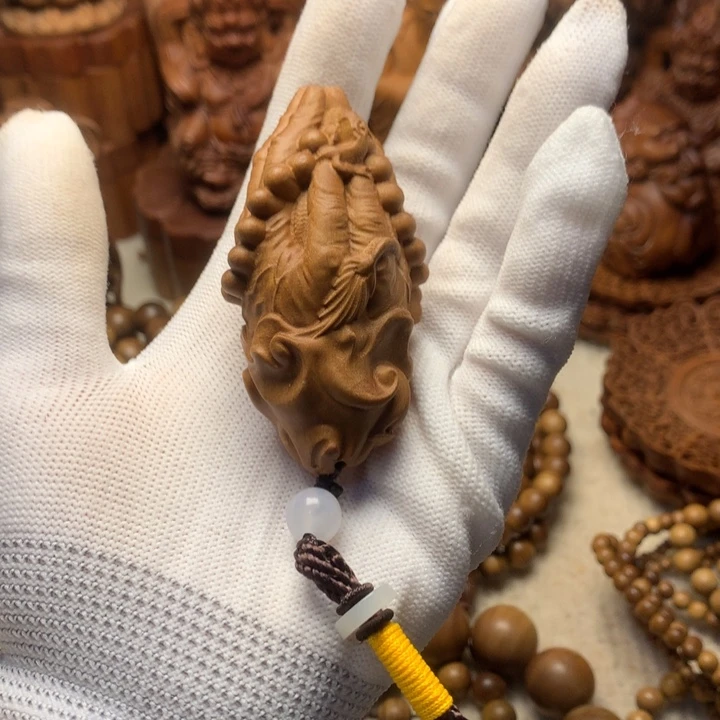 檀香木其他老山檀香手把件