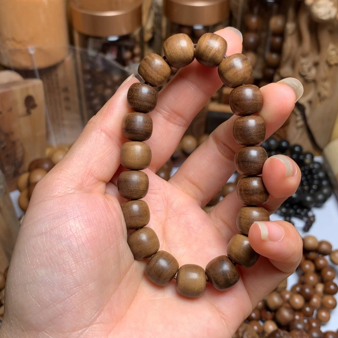 檀香木手串/手链老山檀香1.0✖️1.1黑肉老料单圈