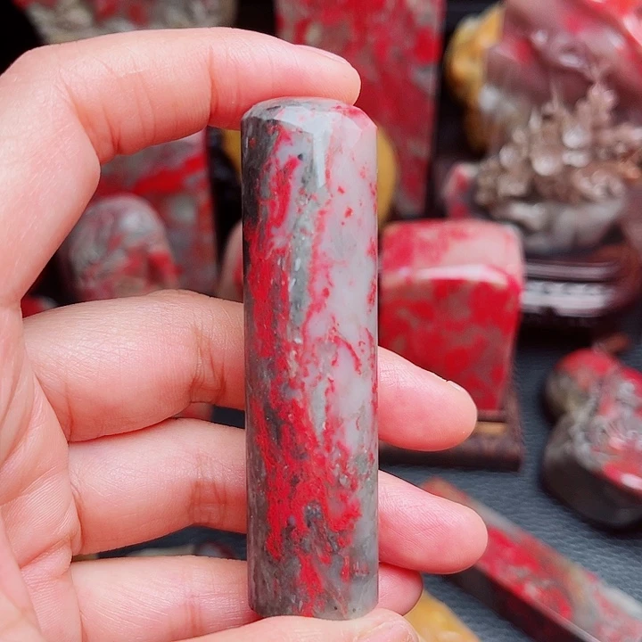 昌化石昌化鸡血石精品印章