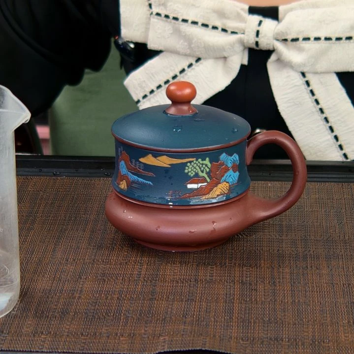 茶杯紫砂高货放漏