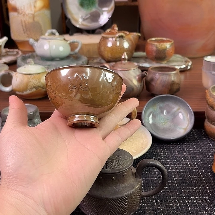 荷叶主人杯茶杯酒杯