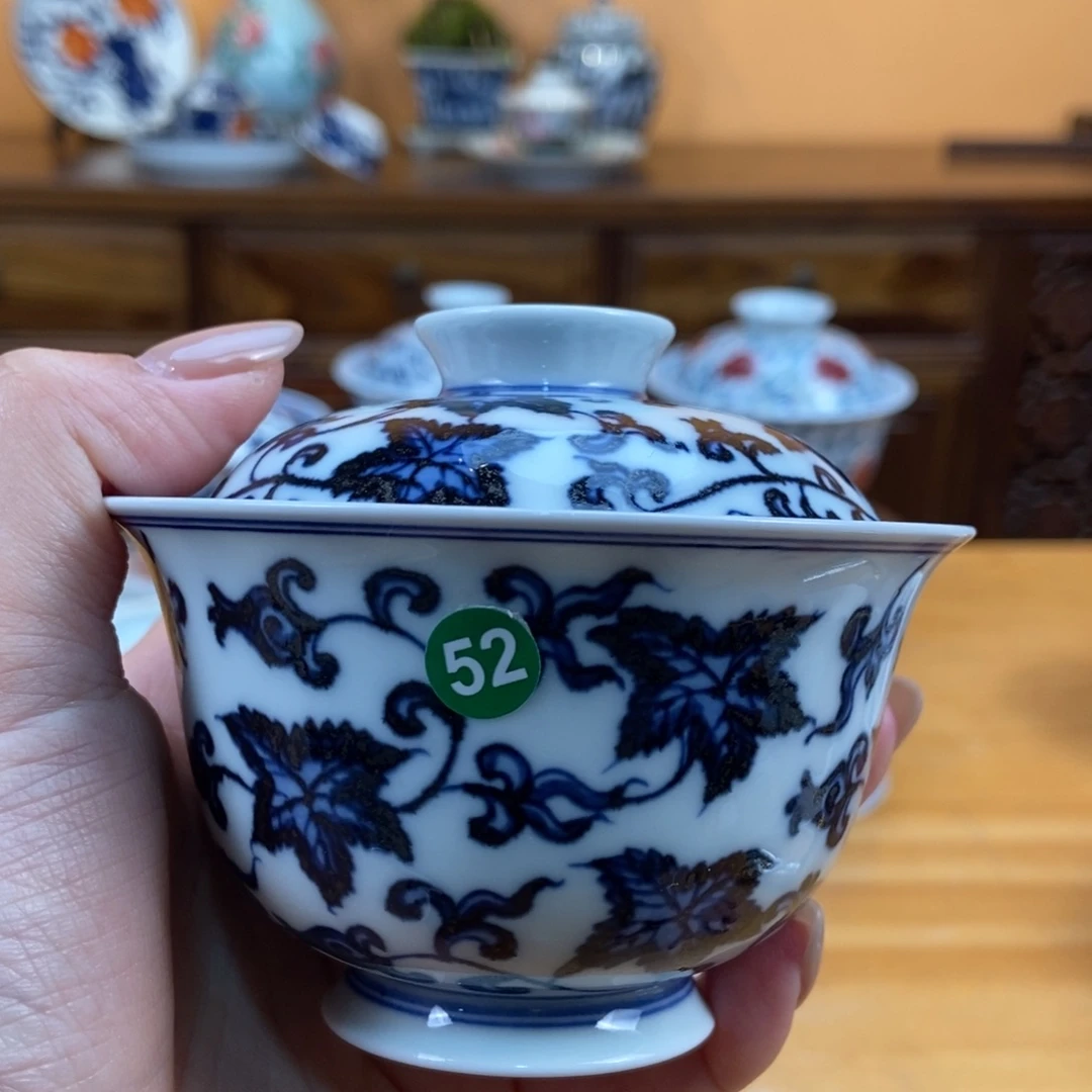 手绘现代茶具非古董