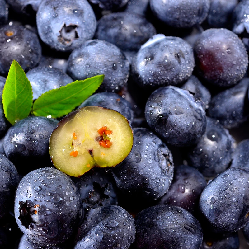 云南花香蓝莓2/4盒单盒125g新鲜水果多仓发顺丰京东