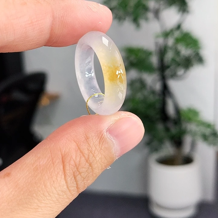 翡翠未镶嵌戒指13号