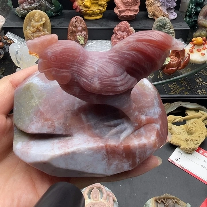 石英质玉未镶嵌摆件