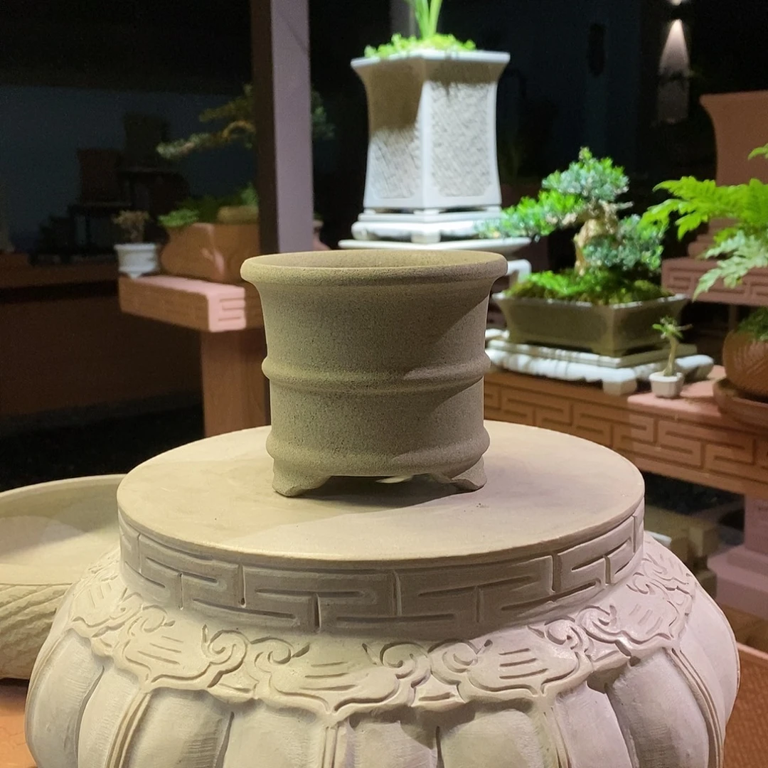品格石器石头花盆