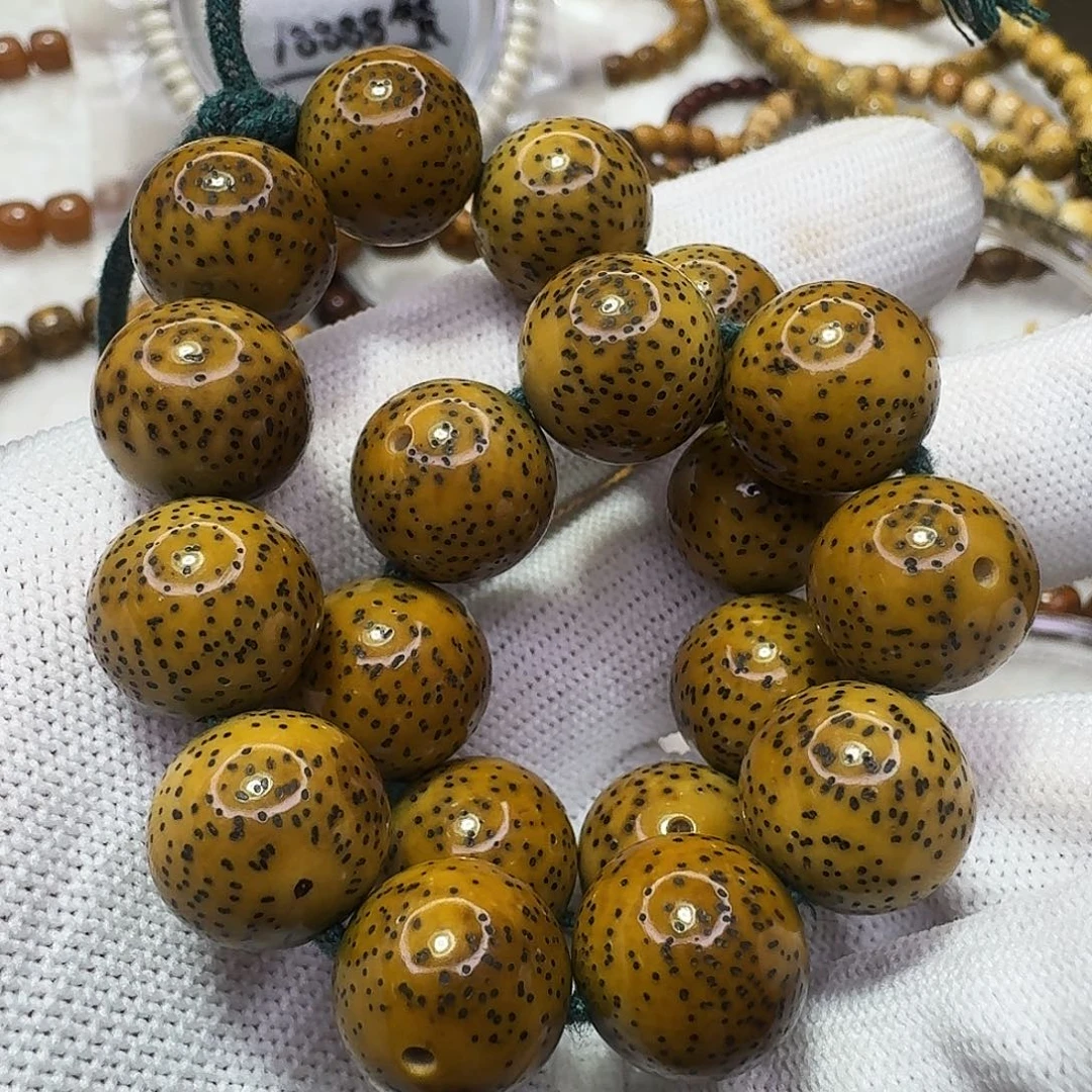 吊坠星月菩提13古铜圆珠