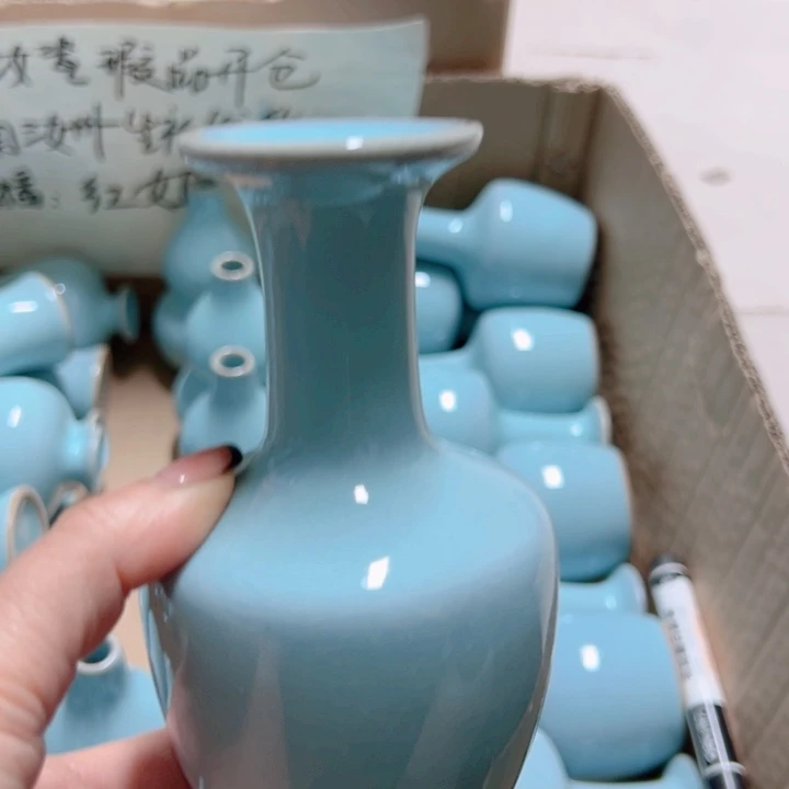 杯汝瓷原产地生产瑕品