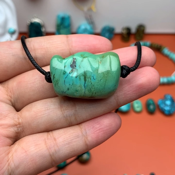 未镶嵌绿松石珠宝奇石小***7