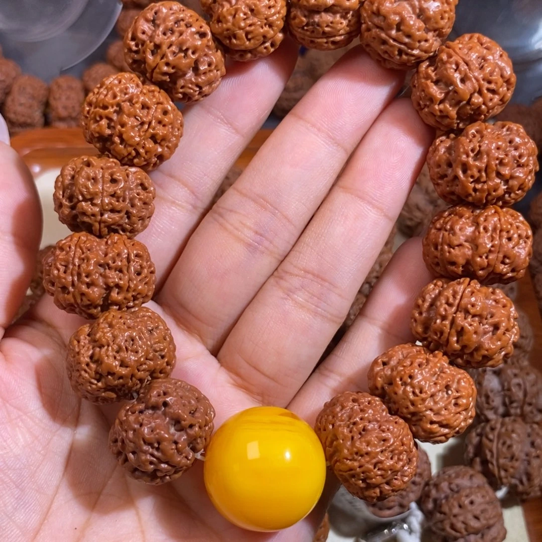 手串金刚菩提纽扣蜂王21mm