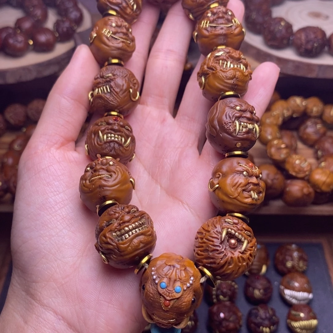 Y***g手串紫金鼠六道轮回19手持