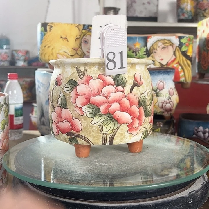 景德镇幸运花盆满38包邮