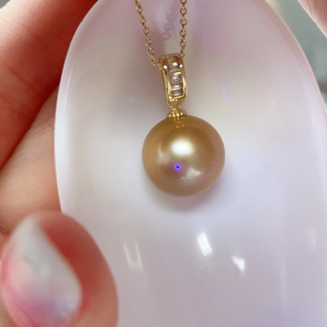 淡水珍珠未镶嵌吊坠(赠链)