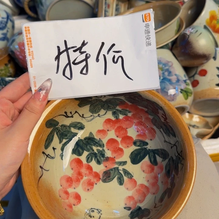 瓷片景德镇陶瓷手工手绘