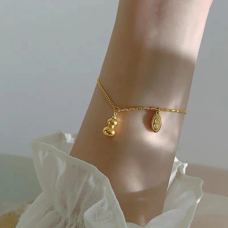 钛钢手链 葫芦时尚百搭气质手链（家里）