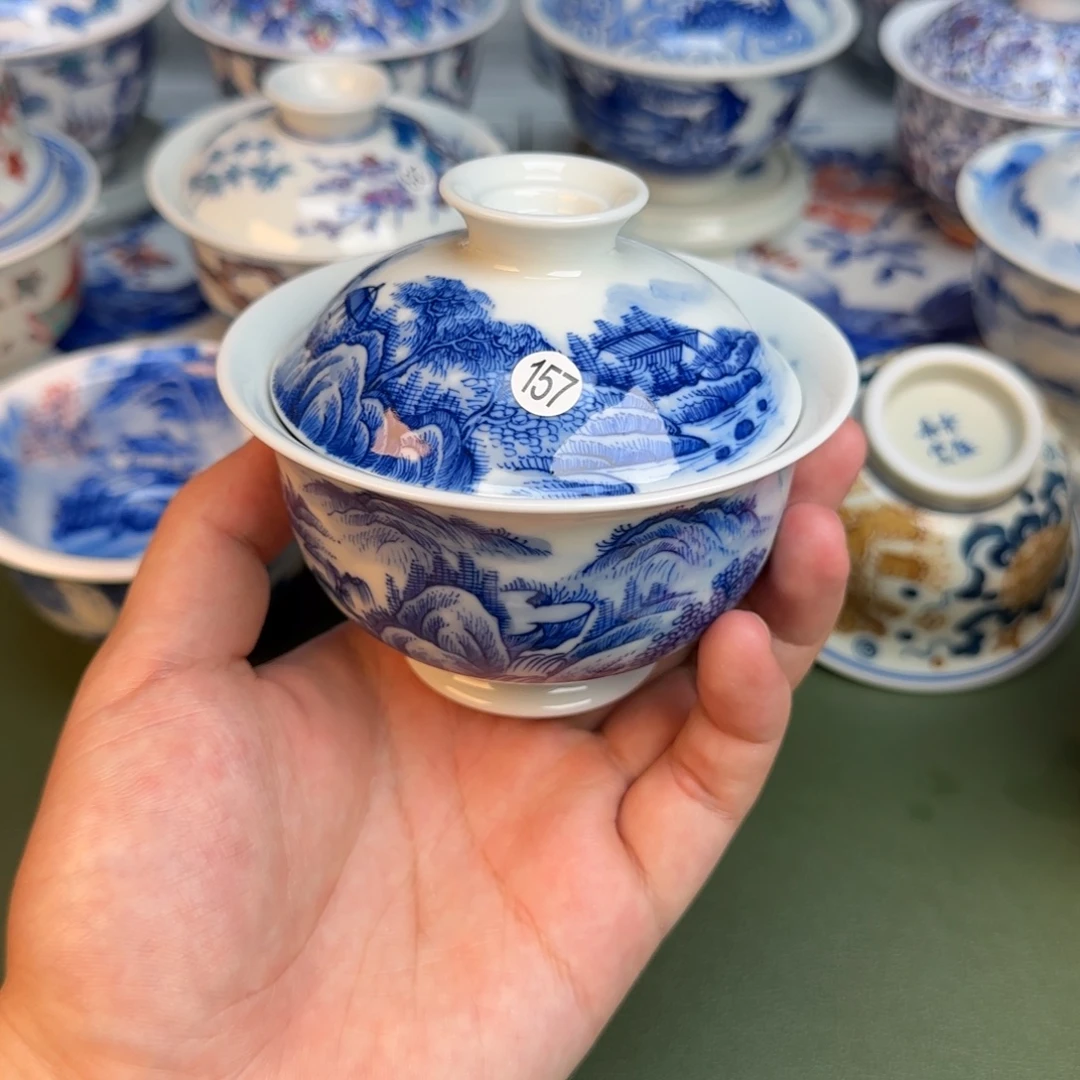 彦祖纯手工手绘茶具157