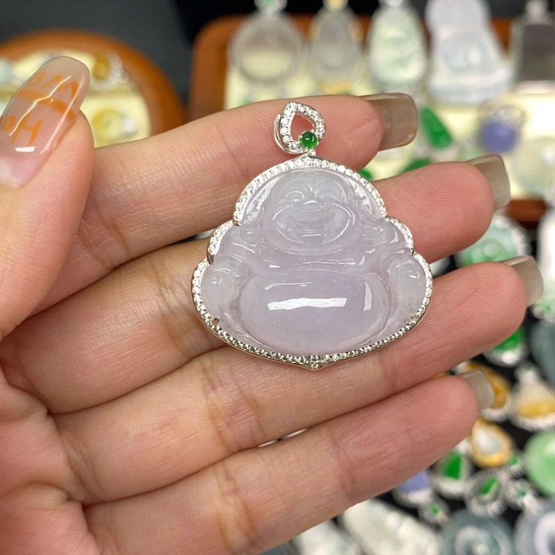 翡翠未镶嵌颈饰A货翡翠