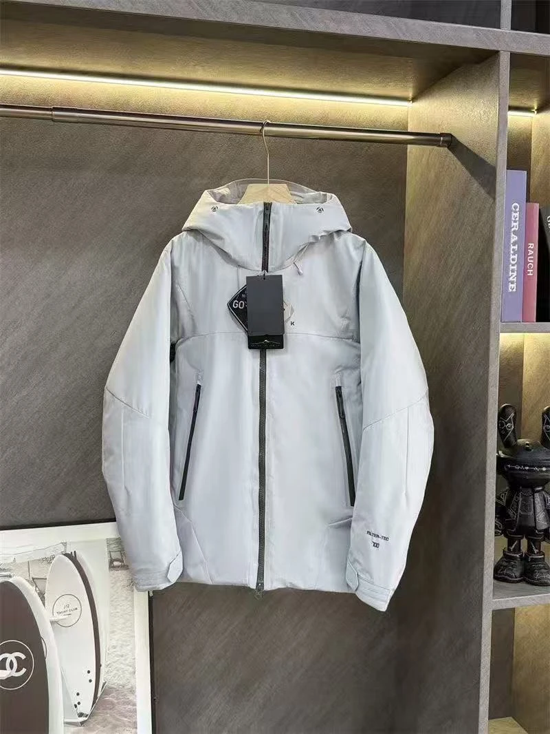 25高版本防水防寒防风休闲户外登山连帽羽绒服