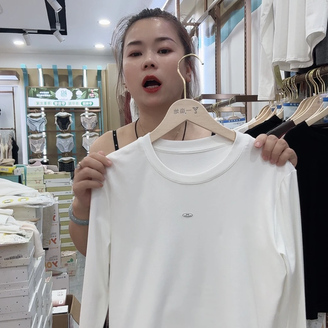棉2624白色打底衣
