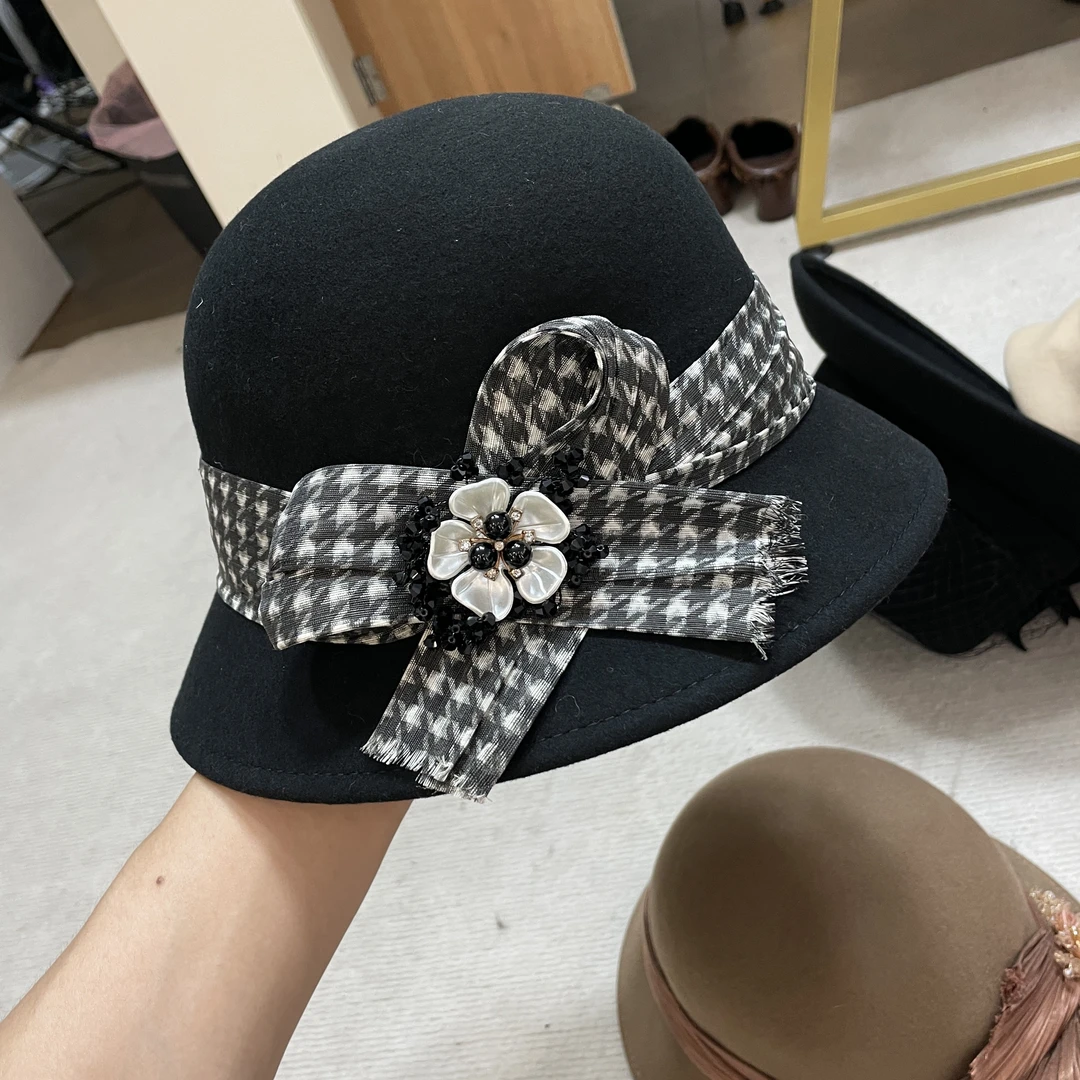 简简单单的一个秋冬帽子百搭黑色01