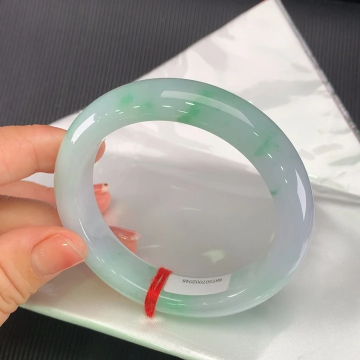 未镶嵌手镯翡翠正圈56