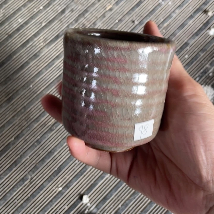 浪鬼家釉绘柴烧餐具平***光