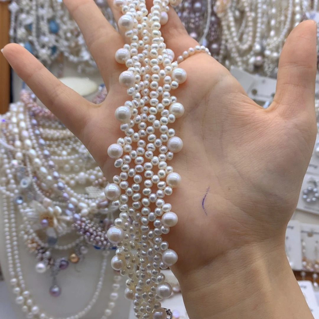 凌***凌合金淡水珍珠项链耳饰