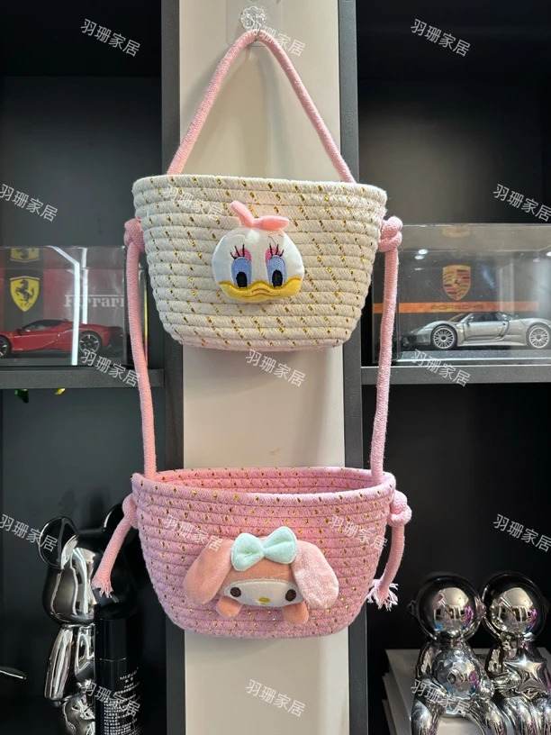 三丽欧系列家用宿舍收纳挂袋森系卡通动漫卡通风挂钩款壁挂款二层