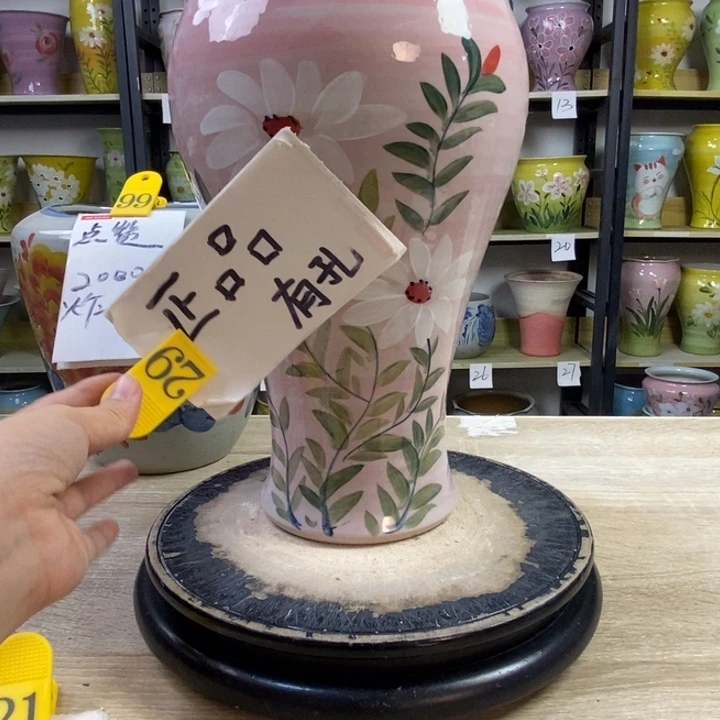 景德镇高温陶瓷花盆