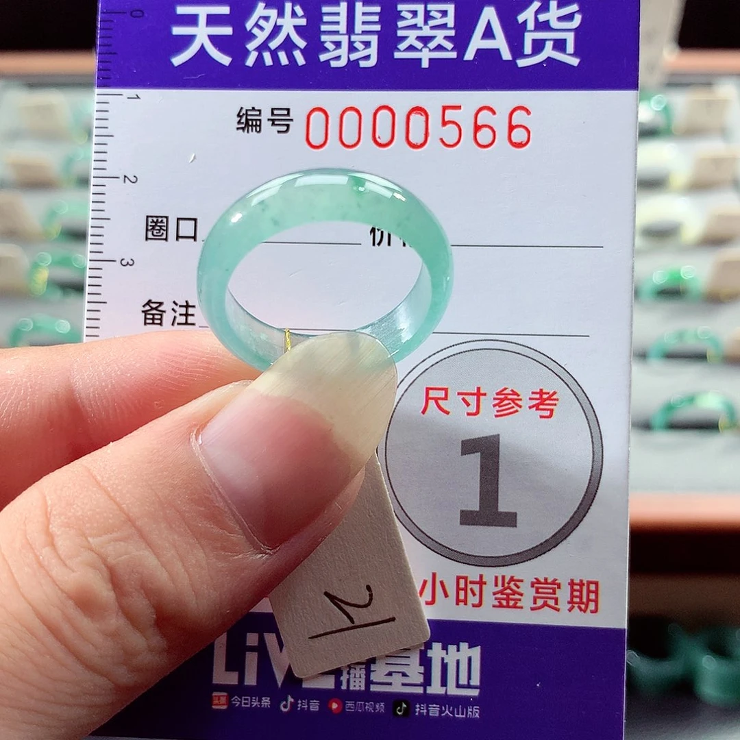 翡翠戒指未镶嵌21号